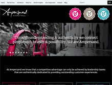 Tablet Screenshot of ampersand.com.au