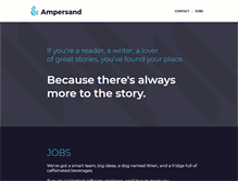 Tablet Screenshot of ampersand.com